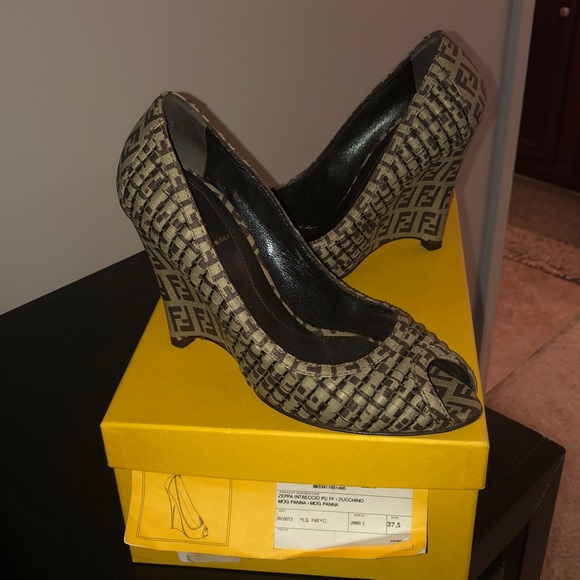 Fendi Shoes - Fendi wedge sandal